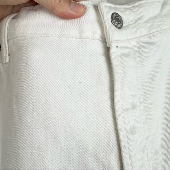 NWT Old Navy High-Waisted OG Loose Ripped White Jeans Calla Lily White Size 18 - Picture 8 of 15